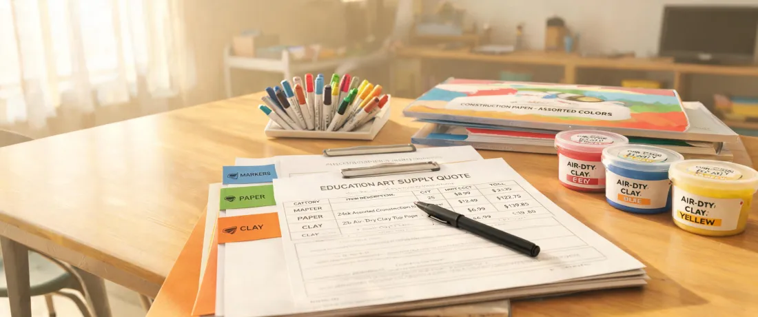 Teacher supply planning table